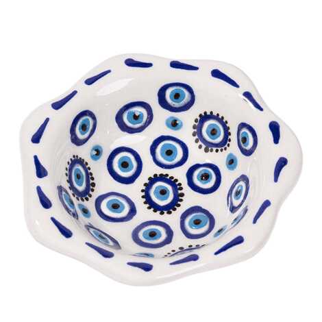 Embossed Evil Eye Daisy Snack Bowl - 2