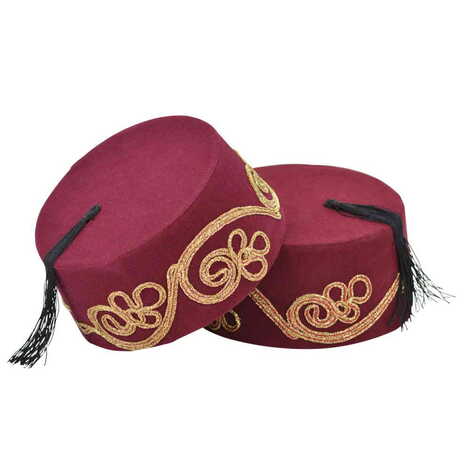 Embroidered Fez