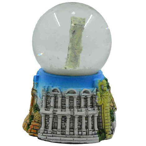 Ephesus Polyester Blue Color Snow Globe 45Mm