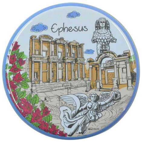 Ephesus Themed Custom Print Metal Tin Soap Box