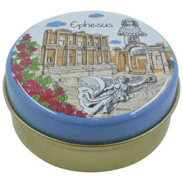 Ephesus Themed Custom Print Metal Tin Soap Box - Thumbnail