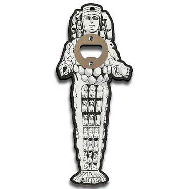 Myros - Ephesus Themed Custom Shaped Printed MDF Wooden Bottle Opener