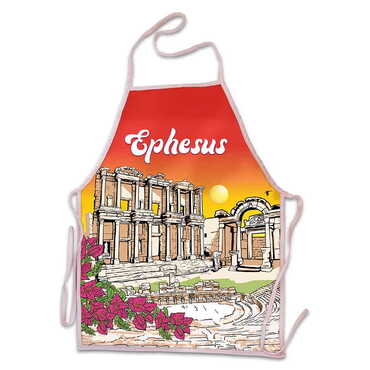 Myros - Ephesus Themed Customised Digital Printed Apron 500x700 mm