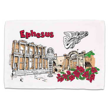 Myros - Ephesus Themed Customised Digital Printed Table Mat 300x500 mm