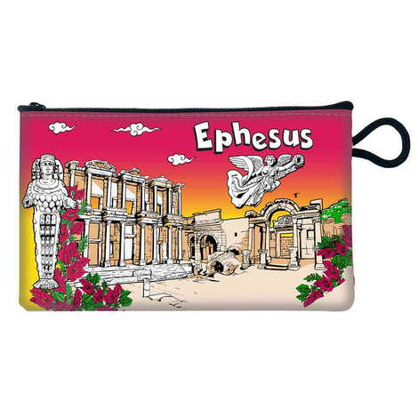 Ephesus Themed Customised PVC Coin Purse 100x150 mm - 1