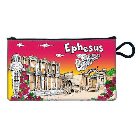 Ephesus Themed Customised PVC Pencil Case Purse 210x100 mm - 2