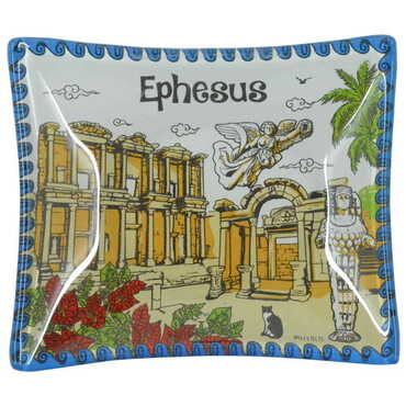 Ephesus Themed Decorative Glass Appetizers 12X14 Cm - Thumbnail