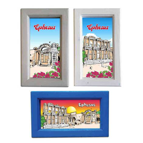 Ephesus Themed Medium Wooden Printed Frame 130x205 mm