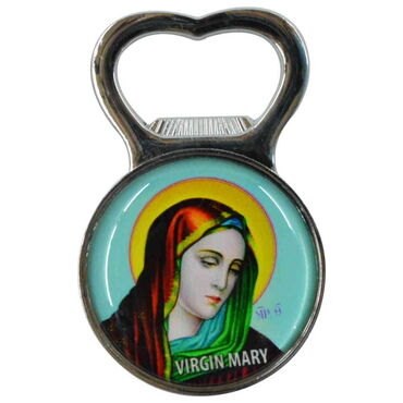 Ephesus Themed Metal Magnetic Small Round Opener 38x60 mm - 5
