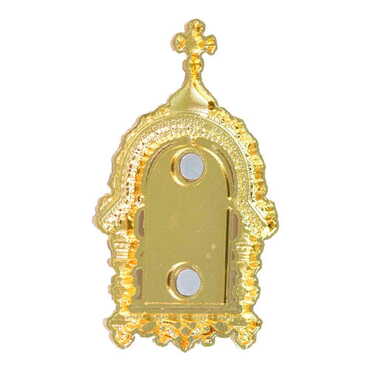 Ephesus Themed Metal Orthodox Magnet 45x75 mm - Thumbnail