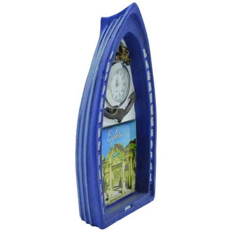 Ephesus Themed Polyester Desktop Clock