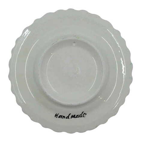 Ephesus Themed Turkish Ceramic Plate With Epoxy 12 Cm - 2