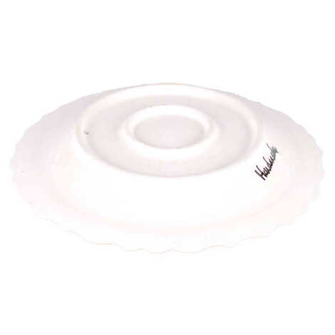 Ephesus Themed Turkish Ceramic Plate With Epoxy 25 Cm - 3