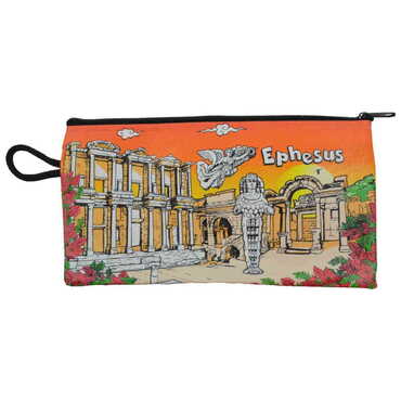 Ephesus Themed Turkish Woven Wallet 183x97x8 mm - 9