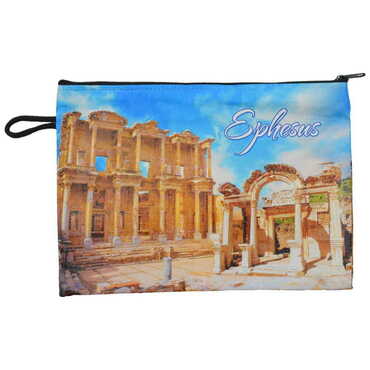 Myros - Ephesus Themed Turkish Woven Wallet 215x155x8 mm