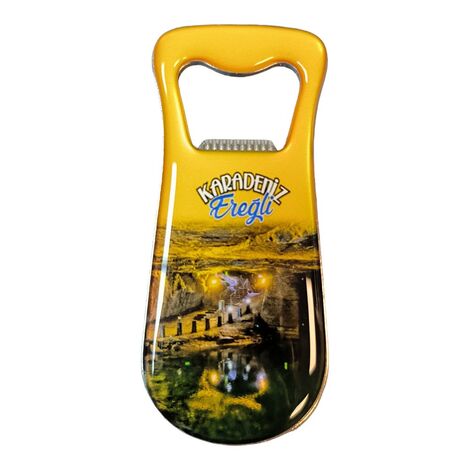 Eregli Themed Customizable Metal Magnetic Bottle Opener 95x42 mm