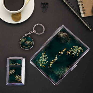 Man Themed Metal Cigarette Case - 5