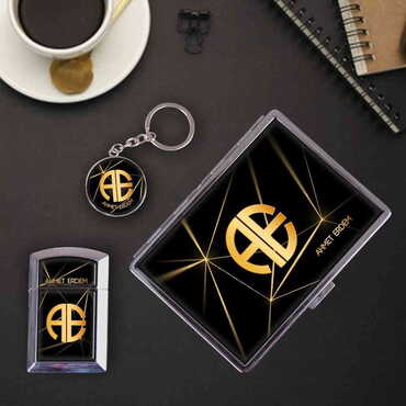 Man Themed Metal Cigarette Case - 6