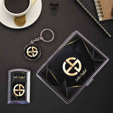 Man Themed Metal Cigarette Case - 7