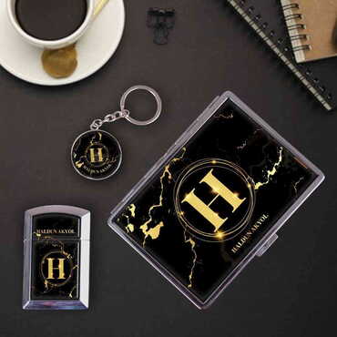 Man Themed Metal Cigarette Case - 10