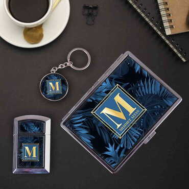 Man Themed Metal Cigarette Case - 11