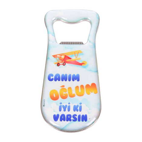 Toptan Erkek Çocuğa Özel Myros Metal Damla Açacak Magnet 95x42 mm - 1
