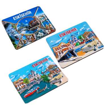 Eskişehir Temalı Kabartma Pvc Magnet 70*90 Mm - 2