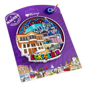 Eskişehir Temalı Kartonetli Uv Polyester Magnet - 5