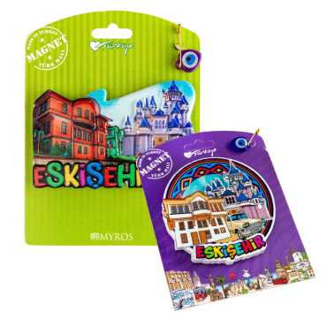 Eskişehir Temalı Kartonetli Uv Polyester Magnet - 2