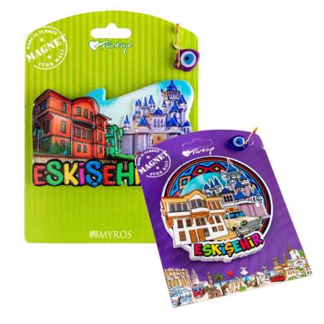 Eskişehir Temalı Kartonetli Uv Polyester Magnet - 2