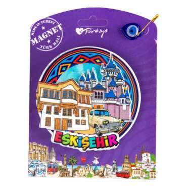 Eskişehir Temalı Kartonetli Uv Polyester Magnet - 4