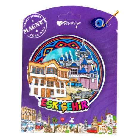 Eskişehir Temalı Kartonetli Uv Polyester Magnet - 4