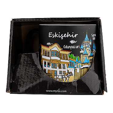 Eskişehir Temalı Kutulu Renkli Baskılı Seramik Kupa 82x90 mm - 4