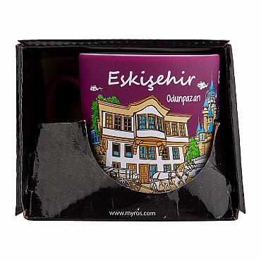 Eskişehir Temalı Kutulu Renkli Baskılı Seramik Kupa 82x90 mm - 9