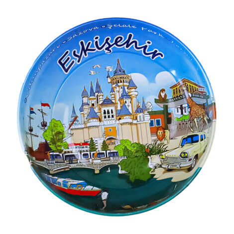 Eskişehir Temalı Metal Kase 75 mm - 1