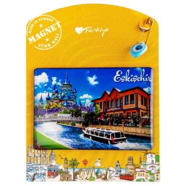 Eskişehir Temalı Myros Kartonetli Magnet - 1