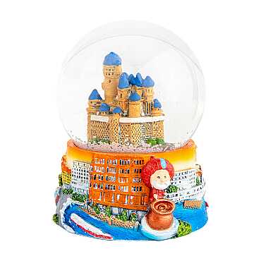 Eskişehir Temalı Polyester Kar Küresi 65 mm - 2
