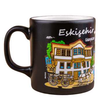 Eskişehir Temalı Seramik Renkli Baskılı Kupa 82x90 mm - 7