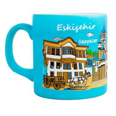 Eskişehir Temalı Seramik Renkli Baskılı Kupa 82x90 mm - 4