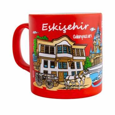 Eskişehir Temalı Seramik Renkli Baskılı Kupa 82x90 mm - 5