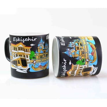 Eskisehir Themed Customised Serigraphy Printed Ceramic Mug 82x90 mm - 2