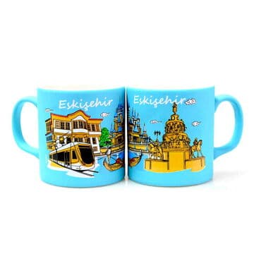 Eskisehir Themed Customised Serigraphy Printed Ceramic Mug 82x90 mm - 12