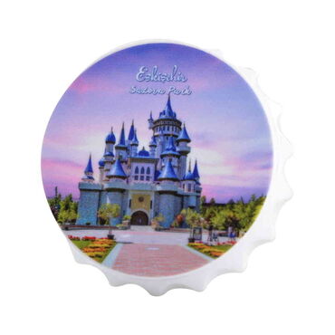 Eskisehir Themed Customised Uv Printed Bottle Cap Shaped Plastic Base  Bottle Opener  63x15 mm - 8