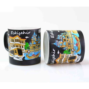 Eskisehir Themed Customised Serigraphy Printed Ceramic Mug 82x90 mm - Thumbnail