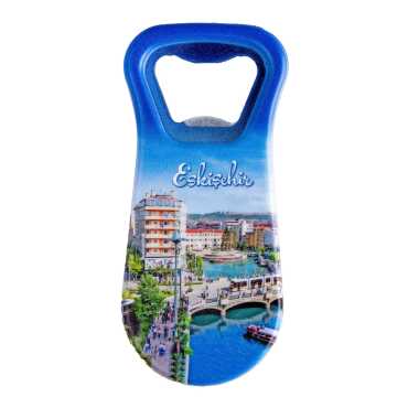 Eskisehir Themed Customised Uv Printed Plastic Base Plastic Base Bottle Opener 95x43 mm - 1