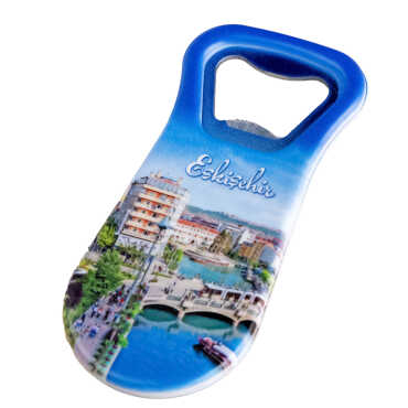 Eskisehir Themed Customised Uv Printed Plastic Base Plastic Base Bottle Opener 95x43 mm - 2