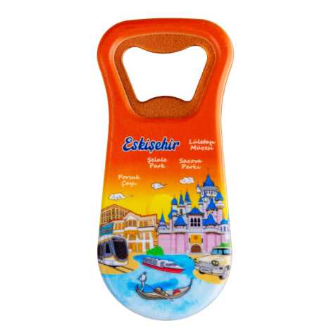 Eskisehir Themed Customised Uv Printed Plastic Base Plastic Base Bottle Opener 95x43 mm - 10
