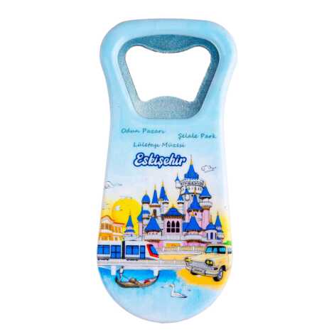 Eskisehir Themed Customised Uv Printed Plastic Base Plastic Base Bottle Opener 95x43 mm - 11