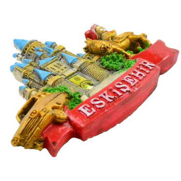 Eskisehir Themed Polyester Fridge Magnet - Thumbnail