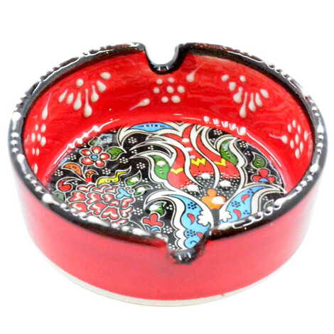 Eskisehir Themed Turkish Ceramic Special Relief Ashtray Small Size